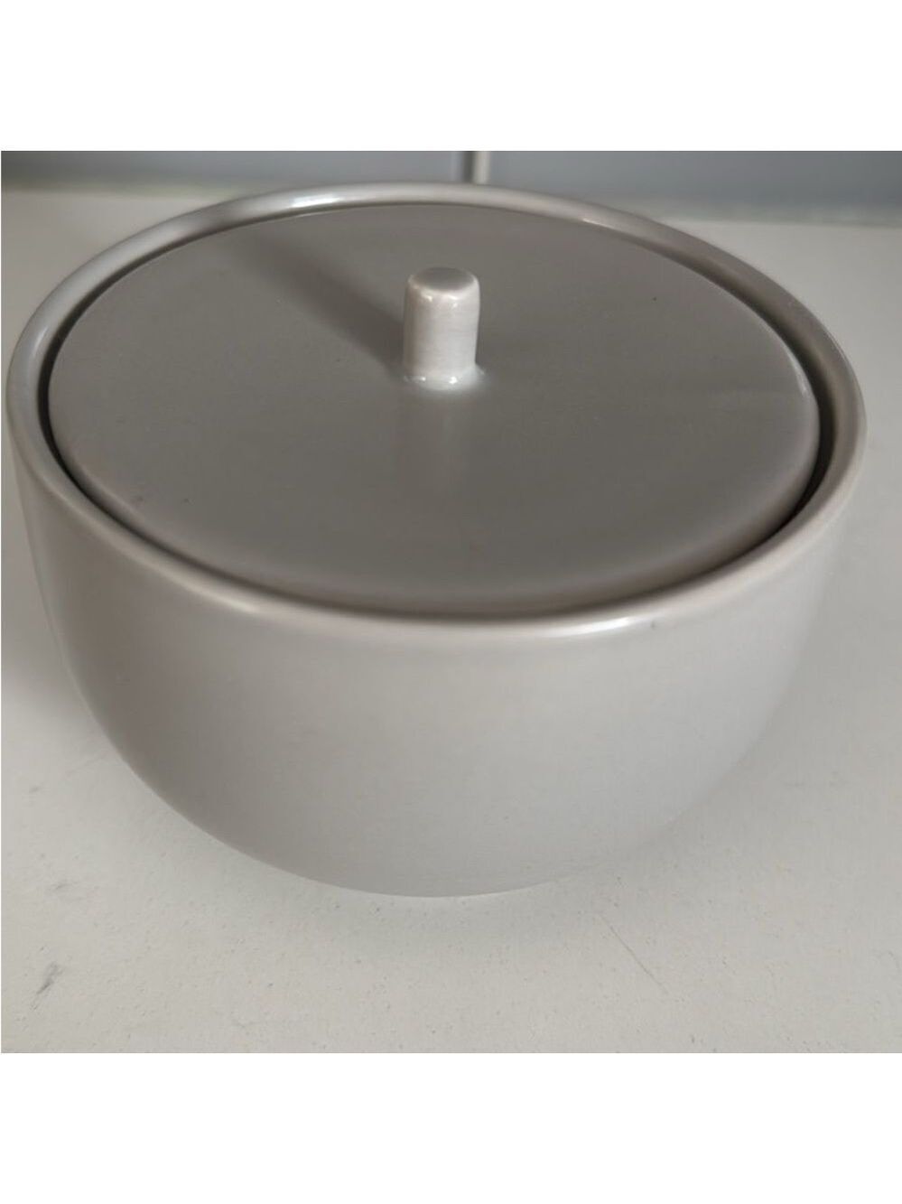 Blomus Elegant Gray Ceramic Bowl with Lid